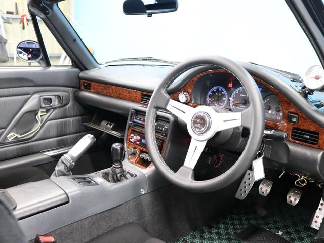 カプチーノ ベースグレード　禁煙／ＷＡＴＡＮＡＢＥ１４ＡＷ／前置きＩＣ／オイルクーラー／タイベル交換済み／スズキスポーツマフラー／ＭＯＮＳＴＥＲ車高調／フルバケ／ＢＬＩＴＺブースト計／ＮＡＲＤＩステアリング／カスタムパーツ（40枚目）