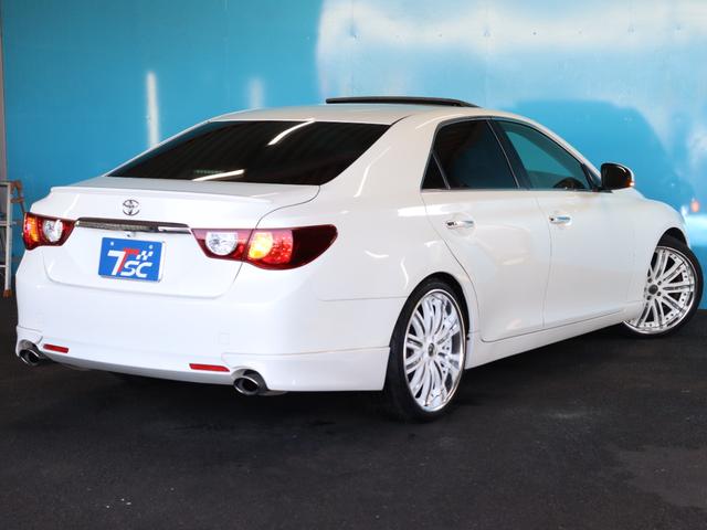 マークX 250G Sパッケージリラックスセレクション サンルーフ/革シート/シートヒーター/純正エアロ/カロッツェリアナビ/Bluetooth/ミュージックサーバー/スマートキー/オートライト/HIDヘッドライト/パワーシート/ETC/ローダウン(34枚目)