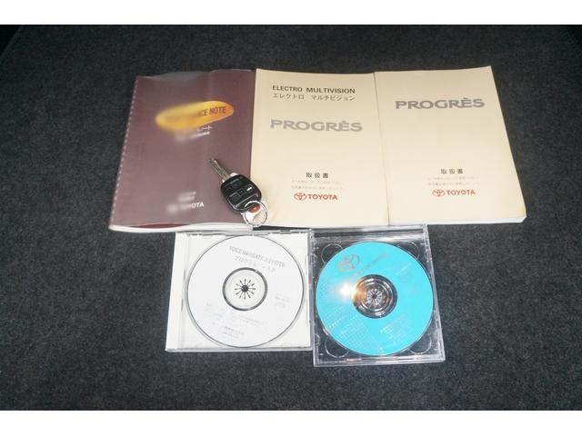 プログレ NC250 純正ナビ 電動シート キーレスキー 禁煙 オートライト Fフォグランプ(55枚目)