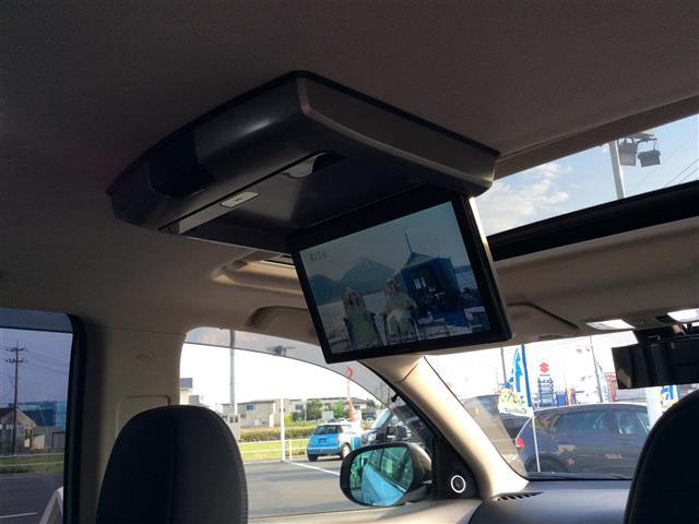 Gプレミアムパッケージ 電気温水式ヒーター メーカーナビ ロックフォード フルセグTV Bluetooth マルチアラウンドモニター フリップダウンモニター 黒革シート サンルーフ RAYSホムラ20インチAW(27枚目)