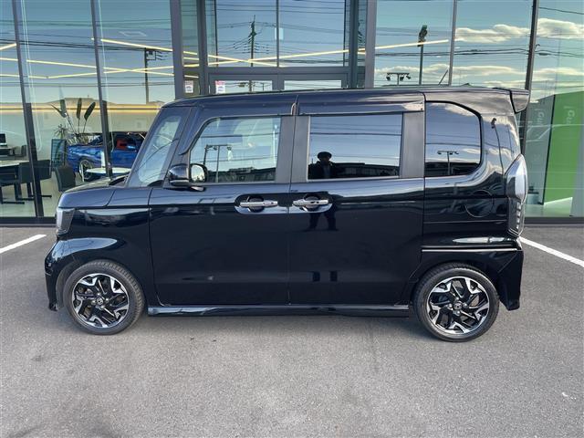 N-BOXカスタム G・EXターボホンダセンシング 車線逸脱防止 ブルートゥースオーディオ Rカメ エアロ ナビTV サイドエアバッグ タ-ボ LEDヘットライト ETC USB接続 Fセグ 横滑り防止 AUX パワーステアリング ドライブレコーダー(2枚目)