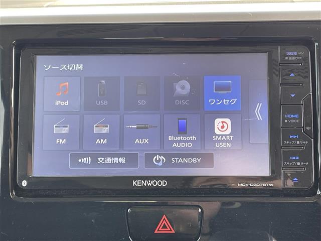 ハイウェイスター　Ｘターボ　バックカメラ　全方位カメラ　社外ナビ　片側パワスラ　ＡＭ／ＦＭ／ＣＤ／ＤＶＤ／ＴＶ　Ｂｌｕｅｔｏｏｔｈ／ｉｐｏｄ／ＵＳＢ　純正１４インチＡＷ　純正フロアマット　ＬＥＤヘッドライト　フォグランプ(3枚目)