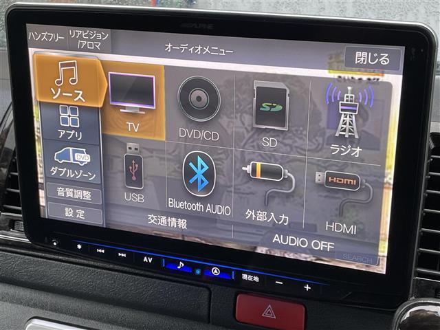 スーパーＧＬ　ダーク　プライムＩＩ　ディーゼル　ターボ　４ＷＤ　社外ナビ　ＡＭ／ＦＭ／ＣＤ／ＤＶＤ／ＴＶ　Ｂｌｕｅｔｏｏｔｈ／ＡＵＸ／ＨＤＭＩ　ドラレコ付きデジタルインナーミラー　衝突軽減ブレーキ　レーンキープアシスト　両側パワスラ(3枚目)