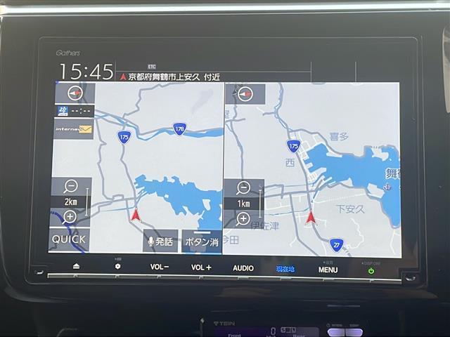 ステップワゴンスパーダ スパーダハイブリッド　Ｇ・ＥＸ　ホンダセンシング　純正９インチナビ　Ｂｌｕｅｔｏｏｔｈオーディオ　ＤＶＤ再生　ＨＤＭＩ　ＵＳＢ　マルチビューモニター　後席フリップダウンモニター　両側パワースライド　アダプティブクルーズコントロール　車高調　ＬＥＤ（6枚目）