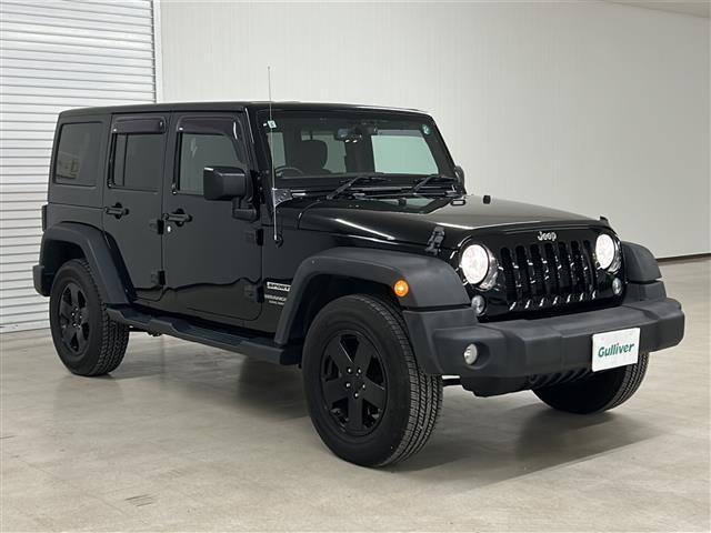 ジープ・ラングラーアンリミテッド スポーツ 社外メモリナビ(CD/ラジオ/BT/フルセグ)バックカメラ ETC ドライブレコーダー クルーズコントロール ステアリングスイッチ 横滑り防止装置 リモコンキー×2 純正18インチAW ドアバイザー(18枚目)