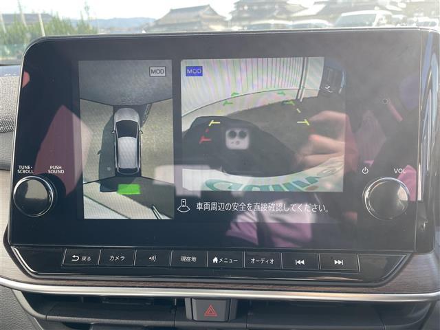 オーラ G 純正ナビフルセグTVアラウンドビューモニターエマージェンシーブレーキ側方支援後側方支援標識認識機能ふらつき警報オートマチックハイビームプロパイロットBOSEサウンドシステム置くだけ充電デジタルミラー(5枚目)
