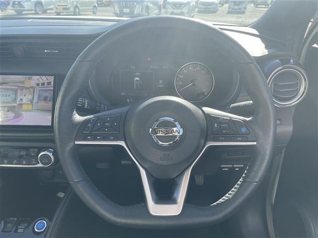 キックス X 純正ナビアラウンドビューモニター・フルセグTVプロパイロットエマージェンシーブレーキ側方支援ふらつき警報オートマチックハイビームIMPULエアロリアスポイラードライブレコーダーハーフレザーシート(7枚目)