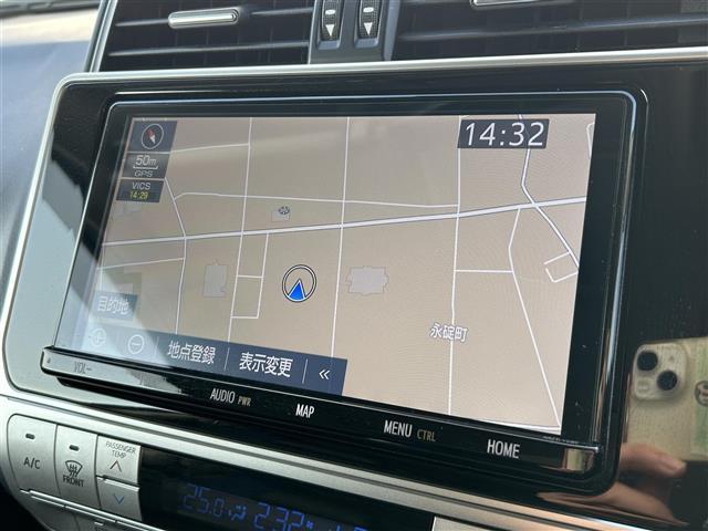 ランドクルーザープラド TX Lパッケージ マットブラックエディション サンルーフ レザーエアシート 純正9インチナビ フルセグ DVD再生 バックカメラ 追従クルーズコントロール LEDオートライト シートベンチレーション 前後ドラレコ ETC 純正18AW(5枚目)