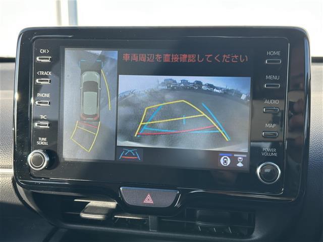 ヤリスクロス ハイブリッドＺ　アドベンチャー　純正ナビ　フルセグ　ＤＶＤ再生　Ｂｌｕｅｔｏｏｔｈ　パノラマモニター　ＡＣＣ　ＬＫＡＳ　シートヒーター　ステアリングヒーター　ＬＥＤオートライト　前後ドラレコ　ＥＴＣ　純正１８ＡＷ（7枚目）