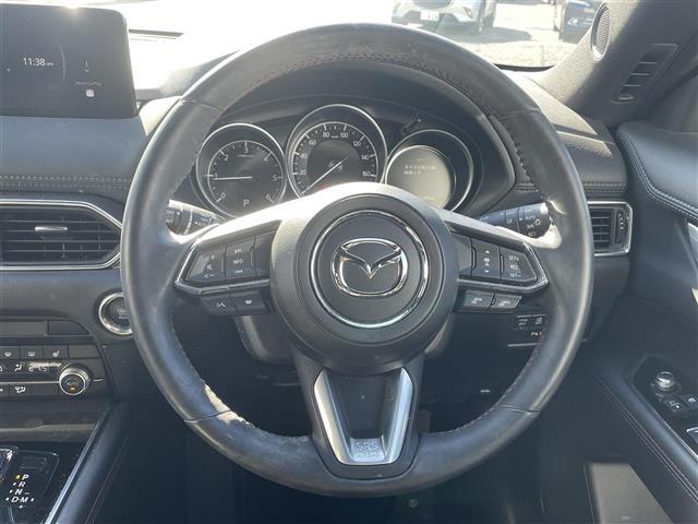 ＣＸ－８ ＸＤ　ブラックトーンエディション　純正１０．２５型ナビ　３６０°カメラ　フルセグ　ＢＴ　ＡＣＣ　ＬＫＡＳ　ＬＥＤライト　メモリーパワーシート　シートヒーター　ステアリングヒーター　ワイヤレス充電　前後ドラレコ　ＥＴＣ　純正１９ＡＷ（5枚目）