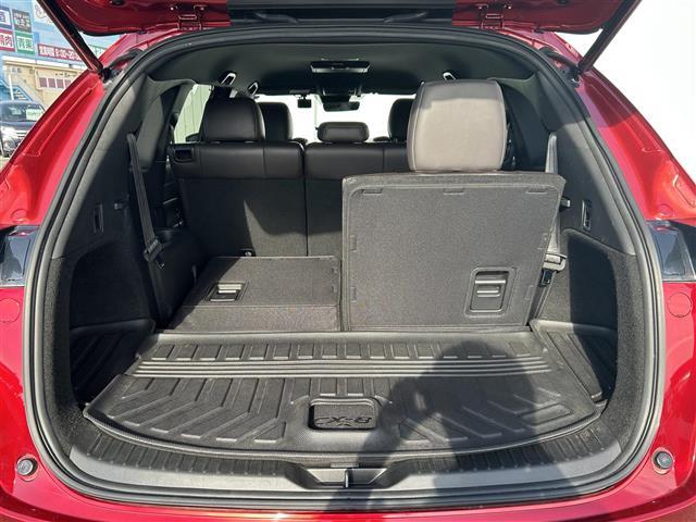 ＣＸ－８ ＸＤ　Ｌパッケージ　レザーエアシート　ＢＯＳＥ　フリップダウンモニター　純正ナビ　フルセグ　ＤＶＤ再生　ＢＴ　３６０°カメラ　ＡＣＣ　ＬＫＡＳ　メモリーパワーシート　パワーバックドア　前後ドラレコ　ＥＴＣ　純正１９ＡＷ（34枚目）