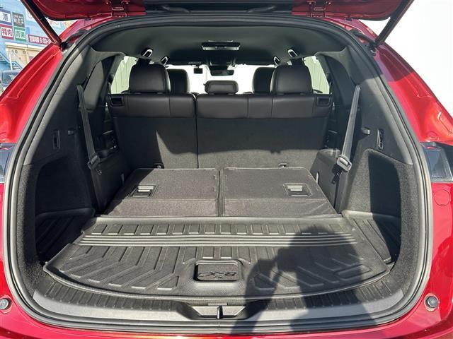 ＣＸ－８ ＸＤ　Ｌパッケージ　レザーエアシート　ＢＯＳＥ　フリップダウンモニター　純正ナビ　フルセグ　ＤＶＤ再生　ＢＴ　３６０°カメラ　ＡＣＣ　ＬＫＡＳ　メモリーパワーシート　パワーバックドア　前後ドラレコ　ＥＴＣ　純正１９ＡＷ（35枚目）