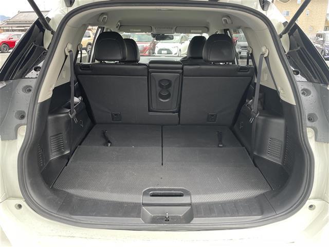 エクストレイル ２０Ｘ　エマージェンシーブレーキパッケージ　社外ナビ　フルセグ　ＤＶＤ再生　Ｂｌｕｅｔｏｏｔｈ　バックカメラ　衝突軽減ブレーキ　ヒルディセントコントロール　ＬＥＤオートライト　防水シート　シートヒーター　ＥＴＣ　スマートキー　社外１７ＡＷ（29枚目）