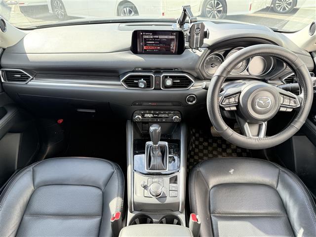 CX-5 XD Lパッケージ ターボ 純正ナビTV 全方位カメラ レザーシート レーダークルコン シートヒーター ハンドルヒーター ETC ドラレコ 衝突軽減 クリアランスソナー レーンアシスト アイドリングストップ HUD 本革(42枚目)
