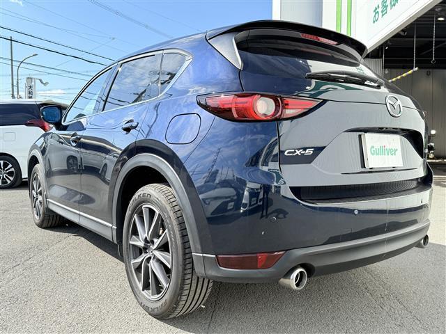 CX-5 XD Lパッケージ ターボ 純正ナビTV 全方位カメラ レザーシート レーダークルコン シートヒーター ハンドルヒーター ETC ドラレコ 衝突軽減 クリアランスソナー レーンアシスト アイドリングストップ HUD 本革(43枚目)