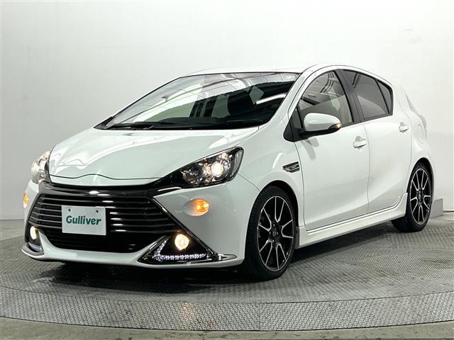 アクア Ｇ　Ｇ’ｓ　ＢＴ接続　ドラレコ付き　ＡＵＴＯライト　ＥＴＣ付き　ＳＤナビゲーション　キーレス　スマートキープッシュスタート　メディアプレイヤー接続　運転席助手席エアバック　横滑防止　ナビＴＶ　パワーステアリング（4枚目）