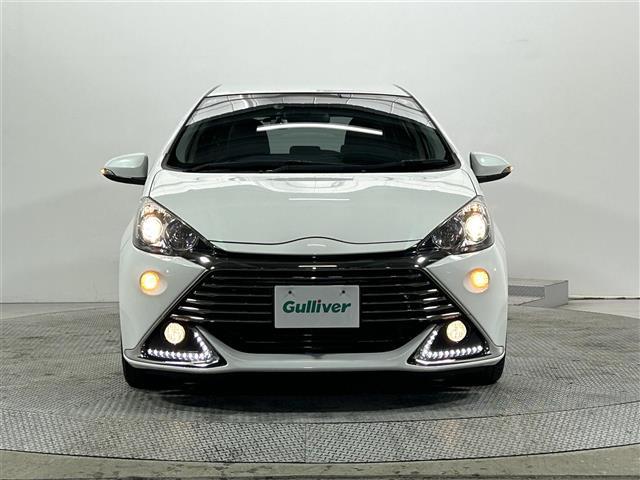 アクア Ｇ　Ｇ’ｓ　ＢＴ接続　ドラレコ付き　ＡＵＴＯライト　ＥＴＣ付き　ＳＤナビゲーション　キーレス　スマートキープッシュスタート　メディアプレイヤー接続　運転席助手席エアバック　横滑防止　ナビＴＶ　パワーステアリング（6枚目）