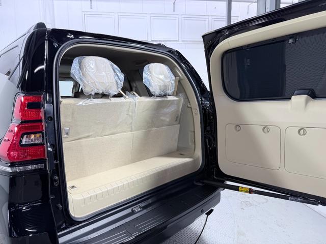 ランドクルーザープラド TX Lパッケージ サンルーフ ベージュ本革シート 9incナビTV バックカメラ パワーシート/ヒーター/エアコン レーダーC 衝突軽減B レーンアシスト オートハイビーム ダウンヒルアシスト 前後ドライブレコーダー(28枚目)