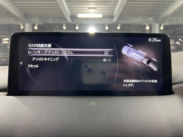 ＣＸ－８ ＸＤ　Ｌパッケージ　赤革シート　ＢＯＳＥサウンド　純正１０．２５ｉｎｃナビＴＶ　３６０カメラ　後席モニター　パワーシート／ヒーター／エアコン　電動リアゲート　ヘッドアップＤ　レーダーＣ　衝突軽減Ｂ　レーンアシスト（30枚目）