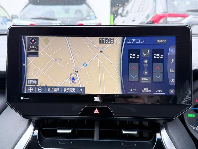 ハリアーハイブリッド Ｚ　モデリスタエアロ　ＪＢＬサウンド　純正１２．３ｉｎｃナビＴＶ　３６０カメラ　デジタルインナーミラー　ハーフレザー　電動リアゲート　ヘッドアップＤ　レーダーＣ　衝突軽減Ｂ　ＬＴＡ　ＢＳＭ　置き型充電（4枚目）