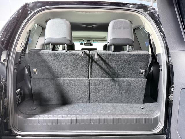 ランドクルーザープラド ＴＸ　Ｌパッケージ　マットブラックエディション　サンルーフ　黒革シート　ＡＬＰＩＮＥ９ｉｎｃナビＴＶ　バックカメラ　後席モニター　パワーシート／ヒーター／エアコン　レーダークルコン　衝突軽減Ｂ　レーンアシスト　オートハイビーム　前後ドラレコ　ＥＴＣ（16枚目）