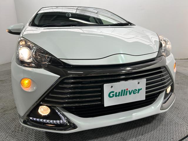 アクア Ｇ　Ｇ’ｓ　社外ナビ　フルセグＴＶ／ＣＤ／ＤＶＤ／Ｂｌｕｅｔｏｏｔｈ接続　バックカメラ　ハーフレザーシート　プッシュスタート　スマートキー　オートライト　フォグランプ　　ＥＴＣ　前後ドライブレコーダー（17枚目）