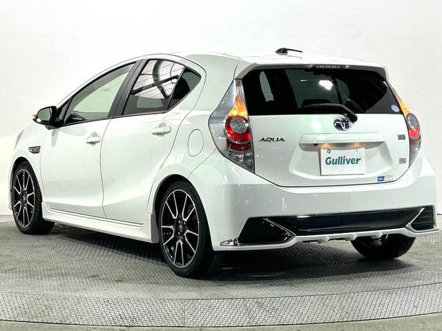 アクア Ｇ　Ｇ’ｓ　社外ナビ　フルセグＴＶ／ＣＤ／ＤＶＤ／Ｂｌｕｅｔｏｏｔｈ接続　バックカメラ　ハーフレザーシート　プッシュスタート　スマートキー　オートライト　フォグランプ　　ＥＴＣ　前後ドライブレコーダー（21枚目）