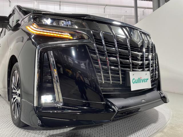 アルファード 2.5S Cパッケージ TRDエアロ サンルーフ 黒革シート ALPINE11incナビTV フリップダウンモニター デジタルインナーミラー パワーシート/ヒーター/エアコン レーダーC 衝突軽減B レーンアシスト BSM(17枚目)