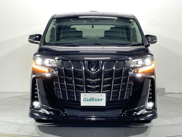 アルファード 2.5S Cパッケージ TRDエアロ サンルーフ 黒革シート ALPINE11incナビTV フリップダウンモニター デジタルインナーミラー パワーシート/ヒーター/エアコン レーダーC 衝突軽減B レーンアシスト BSM(64枚目)