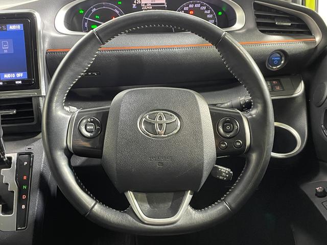 シエンタ ハイブリッドG クエロ 純正9incナビTV 360カメラ ハーフレザー シートヒーター ステアリングヒーター クルーズコントロール 衝突軽減B レーンアシスト オートハイビーム 両側パワースライドドア ドラレコ ETC(40枚目)