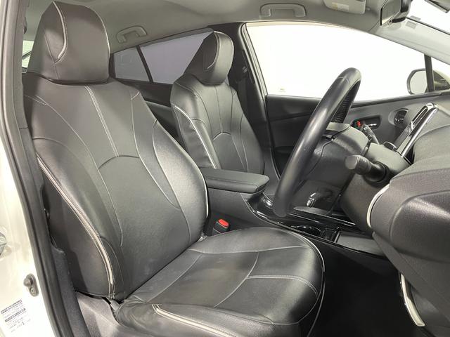 プリウス A モデリスタエアロ 純正17incAW 純正9incナビTV バックカメラ ヘッドアップディスプレイ パワーシート レーダーC 衝突軽減B レーンアシスト BSM パークアシスト クリアランスソナー(14枚目)