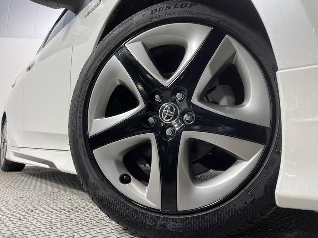 プリウス A モデリスタエアロ 純正17incAW 純正9incナビTV バックカメラ ヘッドアップディスプレイ パワーシート レーダーC 衝突軽減B レーンアシスト BSM パークアシスト クリアランスソナー(18枚目)