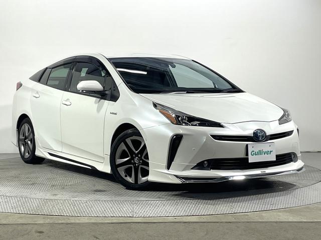 プリウス A モデリスタエアロ 純正17incAW 純正9incナビTV バックカメラ ヘッドアップディスプレイ パワーシート レーダーC 衝突軽減B レーンアシスト BSM パークアシスト クリアランスソナー(66枚目)