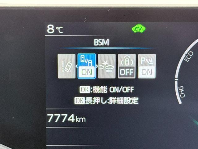 プリウス Ｚ　トヨタチームメイトＡＤパーク　黒革シート　純正１２．３ｉｎｃナビＴＶ　３６０カメラ　デジタルインナーミラー　パワーシート／ヒーター／エアコン　電動リアゲート　　レーダーＣ　衝突軽減Ｂ　ＬＫＡ　ＢＳＭ（38枚目）