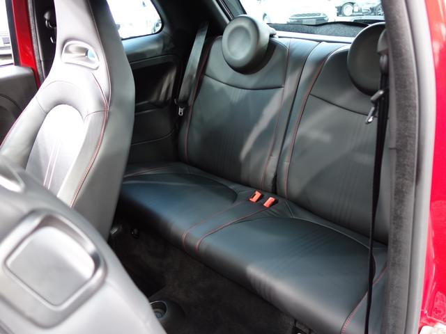 アバルト595 ツーリズモ 右ハンドル オートマMTモード付き ターボ パドルシフト 黒革シート HID 社外アンドロイドナビ ETC クリアランスソナー オートエアコン 純正17インチアルミ 禁煙車(47枚目)