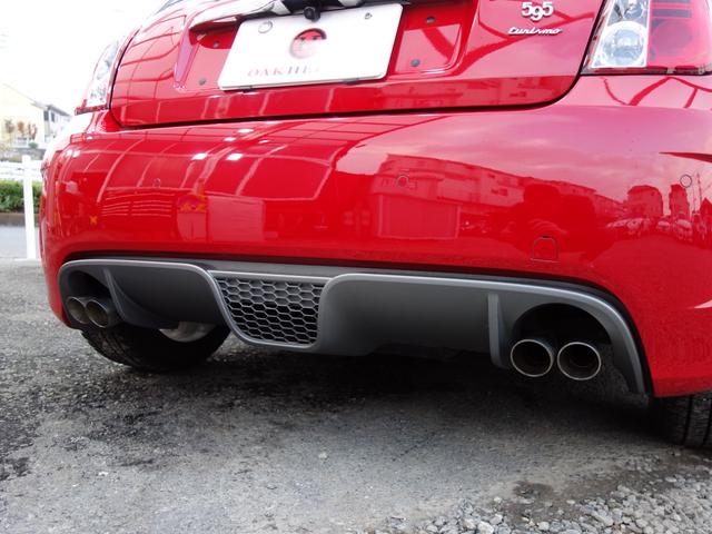 アバルト595 ツーリズモ 右ハンドル オートマMTモード付き ターボ パドルシフト 黒革シート HID 社外アンドロイドナビ ETC クリアランスソナー オートエアコン 純正17インチアルミ 禁煙車(51枚目)