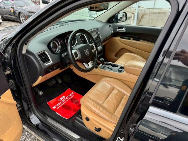 ダッジ・デュランゴ シタデル たんカラーレザーシート/サンルーフ/ワンセグTV/Bluetooth/バックカメラ/サイドカメラ/フロントカメラ/ドライブレコーダー/ETC/シートヒーター/シートヒーター/ステアリングヒーター(21枚目)