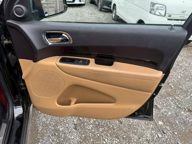 ダッジ・デュランゴ シタデル たんカラーレザーシート/サンルーフ/ワンセグTV/Bluetooth/バックカメラ/サイドカメラ/フロントカメラ/ドライブレコーダー/ETC/シートヒーター/シートヒーター/ステアリングヒーター(23枚目)