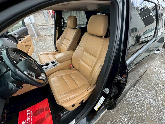 ダッジ・デュランゴ シタデル たんカラーレザーシート/サンルーフ/ワンセグTV/Bluetooth/バックカメラ/サイドカメラ/フロントカメラ/ドライブレコーダー/ETC/シートヒーター/シートヒーター/ステアリングヒーター(25枚目)