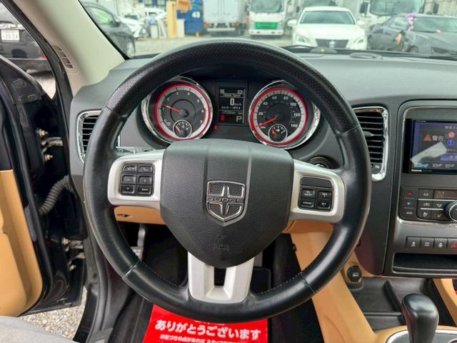 ダッジ・デュランゴ シタデル たんカラーレザーシート/サンルーフ/ワンセグTV/Bluetooth/バックカメラ/サイドカメラ/フロントカメラ/ドライブレコーダー/ETC/シートヒーター/シートヒーター/ステアリングヒーター(27枚目)