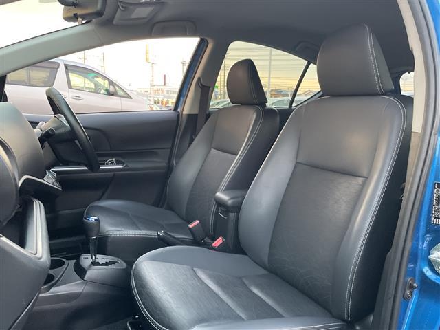 アクア Gブラックソフトレザーセレクション 純正メモリナビ/フルセグTV/バックカメラ/ルーフラッピング/レザーシート/ETC/アイドリングストップ/オートライト/ウィンカーミラー/電動格納ミラー/社外15インチAW/ローダウン/禁煙車(22枚目)