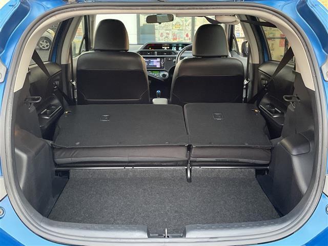 アクア Gブラックソフトレザーセレクション 純正メモリナビ/フルセグTV/バックカメラ/ルーフラッピング/レザーシート/ETC/アイドリングストップ/オートライト/ウィンカーミラー/電動格納ミラー/社外15インチAW/ローダウン/禁煙車(32枚目)