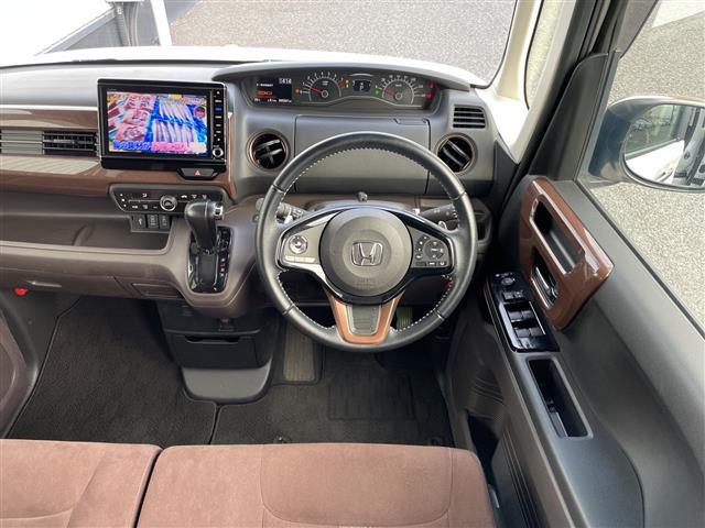 Ｎ－ＢＯＸ Ｇ・Ｌターボホンダセンシングカッパーブラウンスタイル　純正８インチナビ／フルセグＴＶ／両側パワースライドドア／ＥＴＣ／追従式クルーズコントロール／パドルシフト／バックカメラ／ＬＥＤヘッドライト／リアロールサンシェード／シートバックテーブル／禁煙車（12枚目）