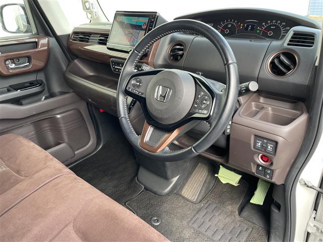 Ｎ－ＢＯＸ Ｇ・Ｌターボホンダセンシングカッパーブラウンスタイル　純正８インチナビ／フルセグＴＶ／両側パワースライドドア／ＥＴＣ／追従式クルーズコントロール／パドルシフト／バックカメラ／ＬＥＤヘッドライト／リアロールサンシェード／シートバックテーブル／禁煙車（17枚目）