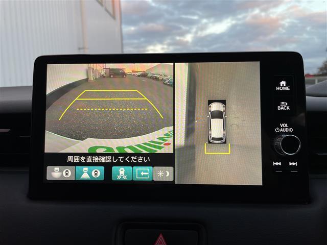 ヴェゼル ｅ：ＨＥＶ　Ｚ　ワンオーナー／純正９インチナビ／全方位カメラ／地デジＴＶ／ＢＴ／クルーズコントロール／純正ＯＰグリル／純正ＯＰプレミアムオーディオ／純正１８インチアルミホイール／ワイヤレス充電／ＥＴＣ２．０／ドラレコ（4枚目）