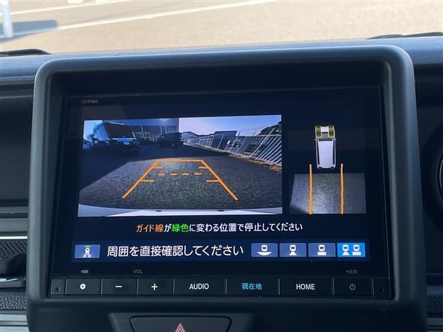 Ｎ－ＶＡＮ＋スタイル ファン　全方位カメラ　ルーフコンソール　純正ラバーマット　ＥＴＣ　ナビ連動前後ドラレコ　純正８インチメモリナビ　追従型クルーズコントロール　レーンキープ　衝突軽減システム　ＵＳＢ　純正フロアマット　禁煙車（3枚目）