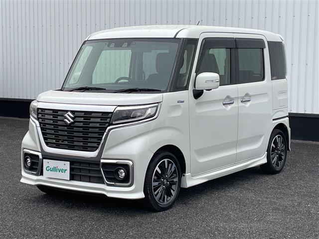 スペーシアカスタム ハイブリッドＸＳターボ　全方位カメラ／ヘッドアップディスプレイ／パドルシフト／リアサーキュレーター／純正８インチメモリナビ／両側パワスラ／シートヒーター／前後ドラレコ／追従クルコン／レーンキープ／ハーフレザーシート／ＥＴＣ（36枚目）