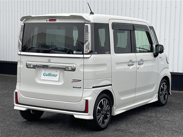 スペーシアカスタム ハイブリッドＸＳターボ　全方位カメラ／ヘッドアップディスプレイ／パドルシフト／リアサーキュレーター／純正８インチメモリナビ／両側パワスラ／シートヒーター／前後ドラレコ／追従クルコン／レーンキープ／ハーフレザーシート／ＥＴＣ（41枚目）