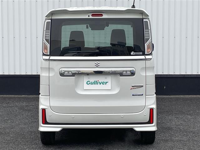 スペーシアカスタム ハイブリッドＸＳターボ　全方位カメラ／ヘッドアップディスプレイ／パドルシフト／リアサーキュレーター／純正８インチメモリナビ／両側パワスラ／シートヒーター／前後ドラレコ／追従クルコン／レーンキープ／ハーフレザーシート／ＥＴＣ（43枚目）