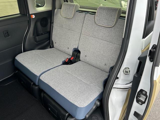 ムーヴキャンバス ストライプスG スマートアシスト 社外ナビ フルセグTV DVD Bluetooth バックカメラ 両側パワースライドドア シートヒーター 保温機能付カップホルダー コーナーセンサー LEDライト 純正フロアマット(26枚目)